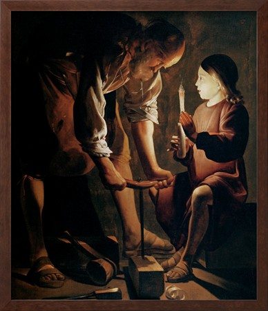 Imagem de São José e o Menino Jesus